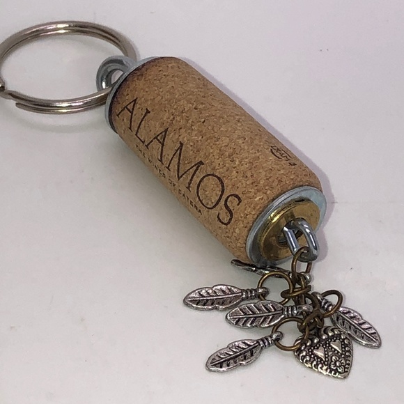 Hand Crafted Wine CORK PURSE/Backpack Keychain Handbag Jewelry - Picture 6 of 15
